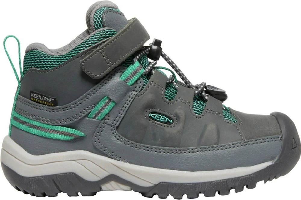 KEEN Targhee Mid Waterproof Hiking Boots - Little Kids' - Image 7