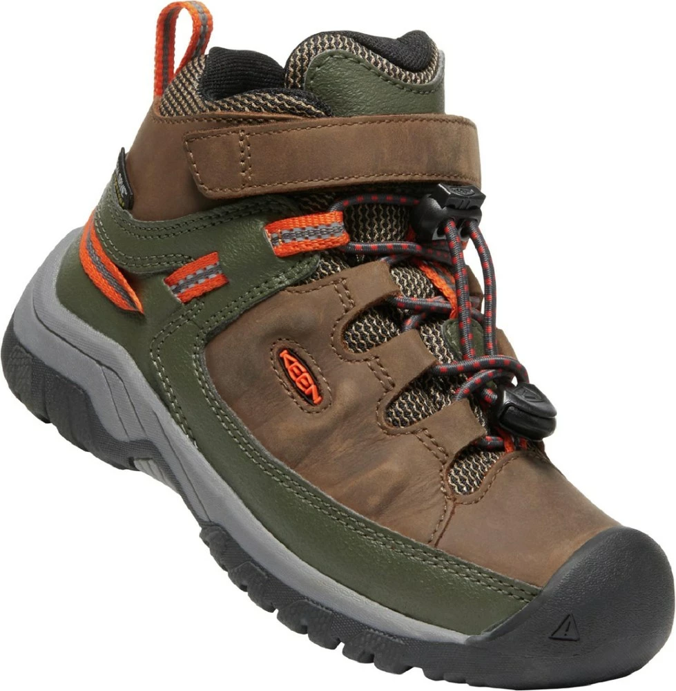 KEEN Targhee Mid Waterproof Hiking Boots - Little Kids' - Image 2