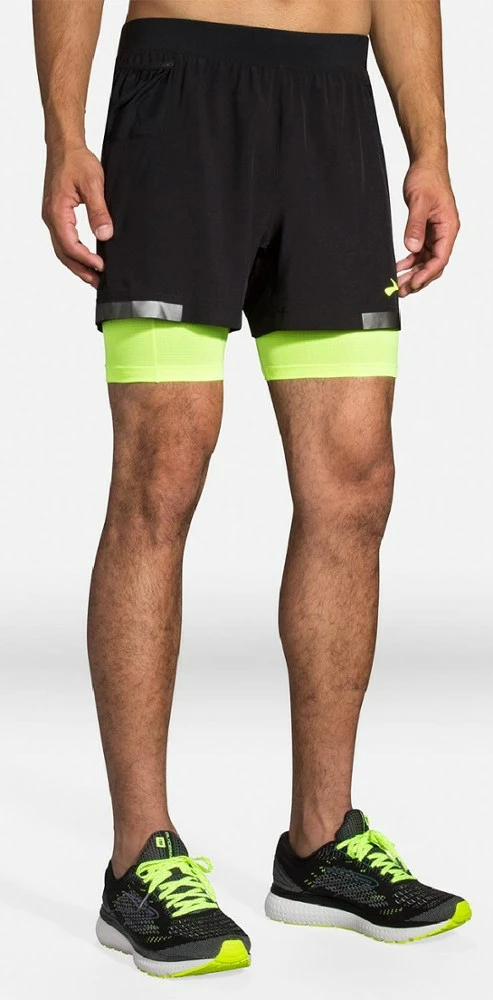 Brooks Carbonite 2-in-1 Shorts - Men's 5" Inseam - Image 2